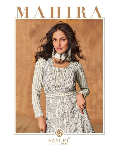 MAHIRA BY SAYURI DESIGNER GEORGETTE GOWN WHOLESALER IN INDIA